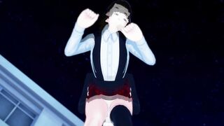 Persona 5 Makoto craves to play with Ren's schlong