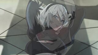 2B gets hawt sex - Anime episode