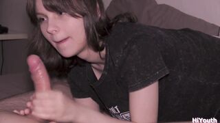 Close up Oral pleasure and Massive Cum in my Throat - Cumplay