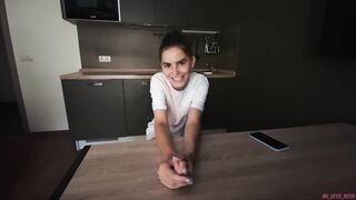 Truth or Dare Game With Ally Ended With Sexy Sex On The Table And Vagina Creampie