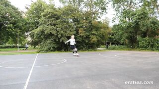 Breasty Amateur Sarah Masturbates After Every day Exercise