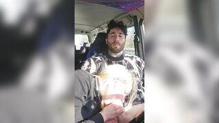 Car bj cheerful palatable cum in throat