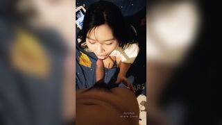 My GF makes me Full Cum in her throat ???? โม๊กควยน้ำแตกคาปาก สีหน้าก็รู้ว่าเกือบกลั้นไม่ได้