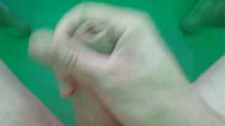 POV solo slutty chap masturbation