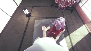 [NARUTO] POV Your date with Sakura (CG PORN 60 FPS)