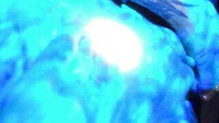 Fa bit of ass from outer space! Trippy deepthroat squirting facial