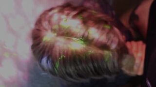 Fa bit of ass from outer space! Trippy deepthroat squirting facial