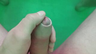 Concupiscent chap masturbating large jock - POV large ramrod