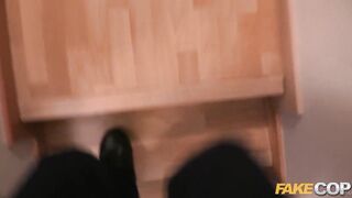 Fake Cop Policeman bangs large butt golden-haired lalin girl