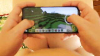 POV Playing minecraft during the time that banging my favorite wife
