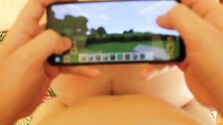 POV Playing minecraft during the time that banging my favorite wife