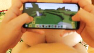 POV Playing minecraft during the time that banging my favorite wife