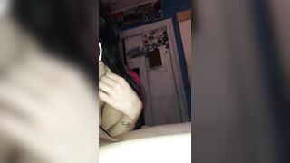 Oldie of my Latin babe girlfriend Diamond pushing my shlong in her throat