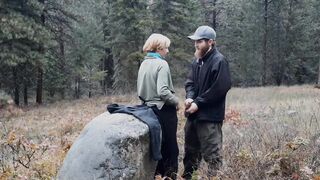mother I'd like to fuck Gets Creampied on Forest Park Path