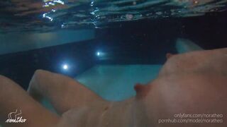 Risky Screwing in Public Sauna and Pool