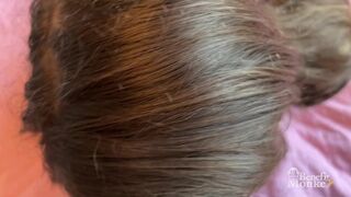 BENEFIT MONKEY: Eden Ivy sucks my dick and makes me concupiscent with her blue eyes