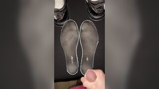 Spunk fountain on my allies worn nike shoes