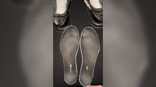 Spunk fountain on my allies worn nike shoes