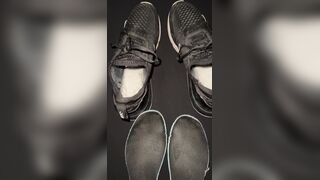 Spunk fountain on my allies worn nike shoes