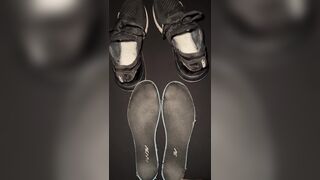 Spunk fountain on my allies worn nike shoes