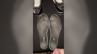 Spunk fountain on my allies worn nike shoes