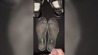 Spunk fountain on my allies worn nike shoes