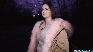 Public Agent twenty Year old Student with Huge Natural Tits