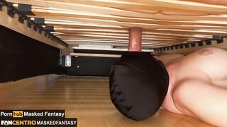 This Sex Robot underneath my daybed gave me an incredible blow job untill cum oozing over her lips