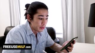 Large Assed Breasty Step Mommy Emmy Demure Serves Her Moist Vagina To Her Birthday Hunk - FreeUse mother I'd like to fuck