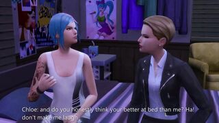 Hawt Lesbo Sex Between Rich Brat and Angsty Teen - sims 4 - CG animation