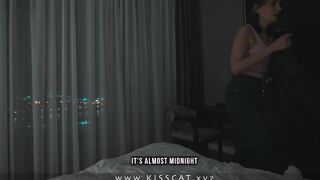 Is it a fantasy? Step son screws step mamma in hotel share room Step mother gets hawt sex untill facial