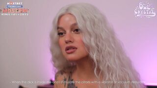 Insane teen OwlCrystal passes her 1st porn try-out at the age of eighteen + many indecent talk