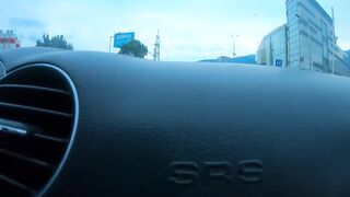 Driving Stripped in Town make me pull over and screw her in Car quickly