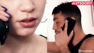 CONCUPISCENT HOSTEL - British Redhead Lenina Crowne Slams Her Vagina On A Large Shlong Full Scene