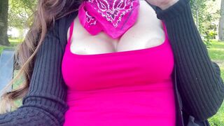 European Stepmom Artemisia Love Undressed outdoor moist titties fetish sesh