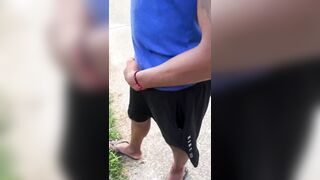 I took a ebony favela resident with a 30cm gift from the trail to bang me