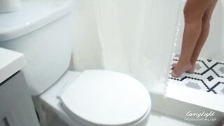 Step Mama caught Step Son wanking and helps to cum quick on her cunt whilst her Spouse is home