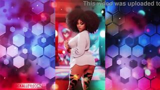 BLACK JONES LARGE BUTT MOVIE SCENE SHOOT EBONY GAL MAGIC IN EFFECT