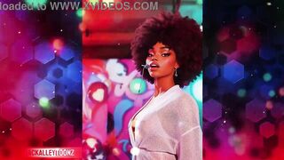 BLACK JONES LARGE BUTT MOVIE SCENE SHOOT EBONY GAL MAGIC IN EFFECT