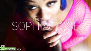 Fortunate Gurl Sophia Rose - Hawt Ebony big beautiful woman Makes A BBC Cum Twice