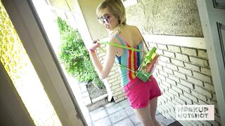 Playgirl Mackenzie Moss Gives Some Raw Love To A Coarse Dick!
