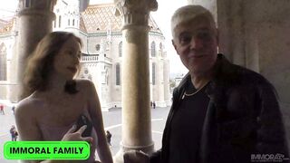 STEPSON DEMOLISHES HUGE NATURAL MELONS GINGER BERTA LUSTY w THICK JOCK – PERVERTED FAMILY 4K