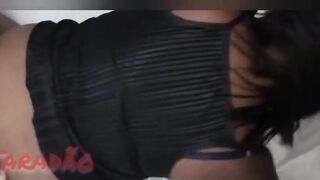 my schlong in my ebony beauty's cunning butt