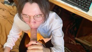 Your SHLONG OBSESSED Ftm Trans Coworker Can't Resist Giving U An Underneath-Desk Oral -- Theo Sun