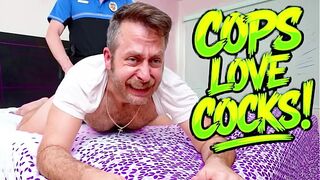 Scott DeMarco’s Homo Porn Patrol: Rugged Joel Takes Cop’s Unfathomable Anal Thrust