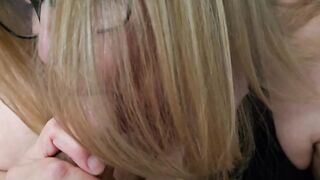 I was gonna take the glasses off but this guy told leave 'em on... what do u think? ????