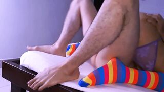 My wife's superlatively good ally from work is so hawt and that I can't resist inviting her over for sex - compilation