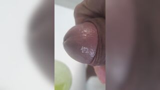 Peeing biggest glass