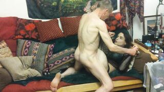 UK crossdresser screwed and filled by Hung granddad