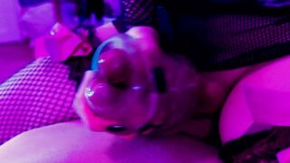 Femboys rub their large dongs jointly and cum at the same time